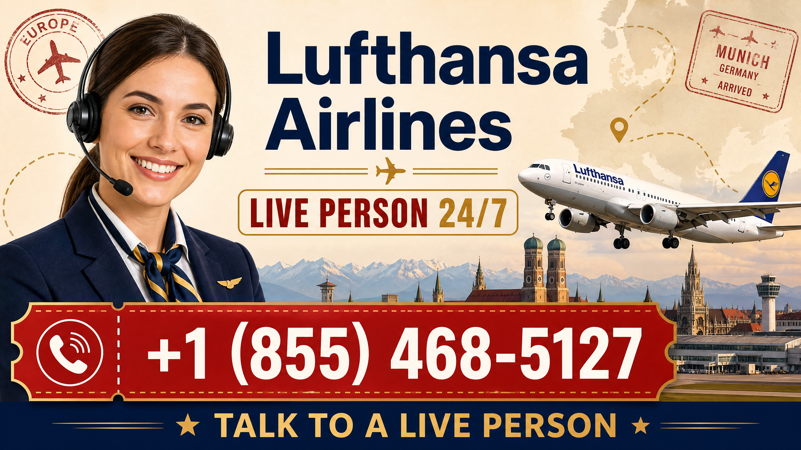 Lufthansa Airlines® 24/7 Customer Service Phone Number, Talk to a Live Agent Anytime