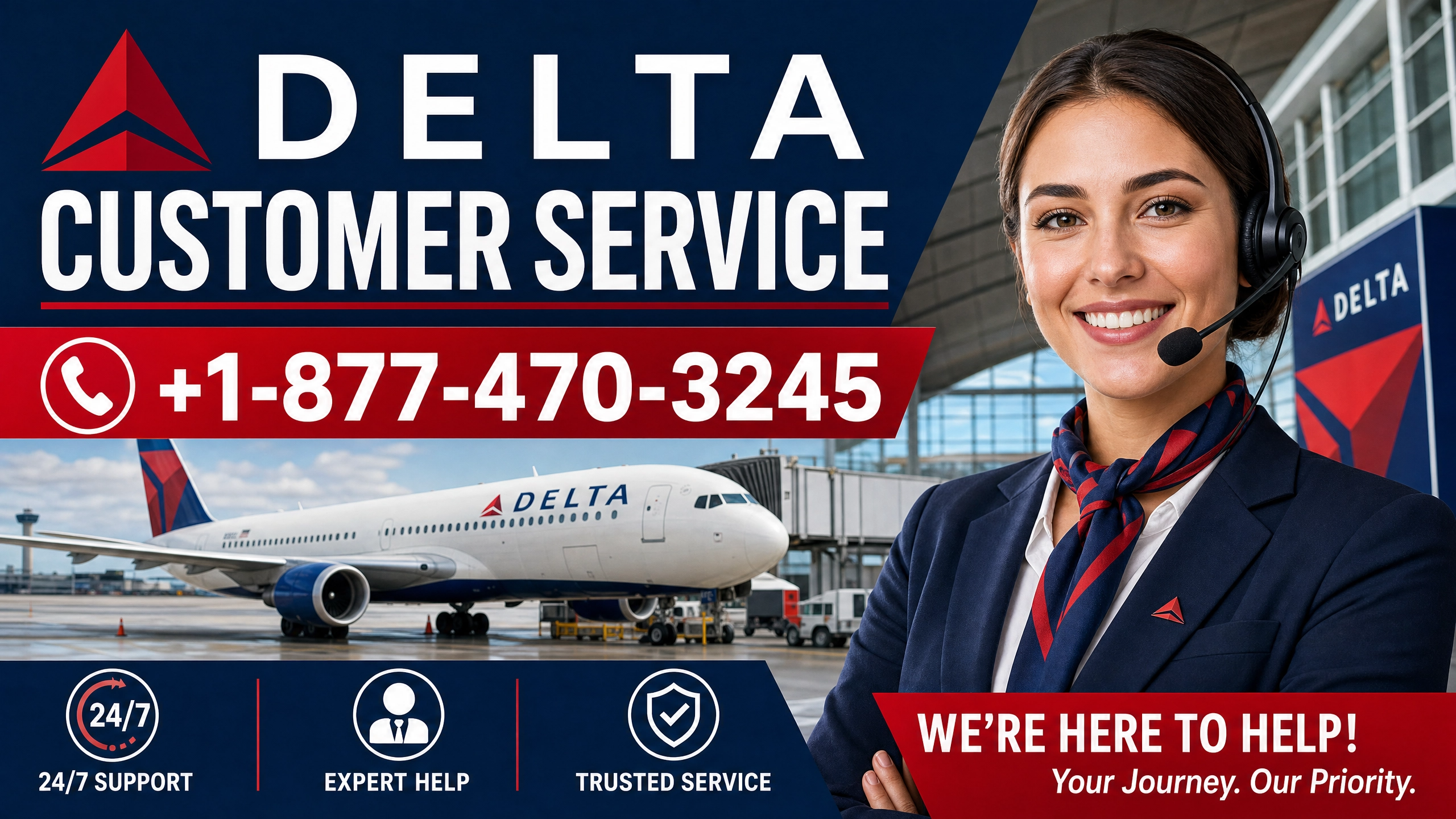Delta Airlines Live Help Desk | Flight Changes, Reservations &amp; Travel Support