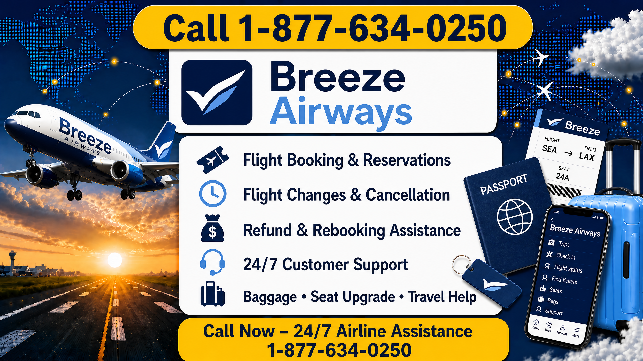 BREEZE Airways USA Customer Service: Your Full 24/7 Live Person Support and Contact step by step Guide