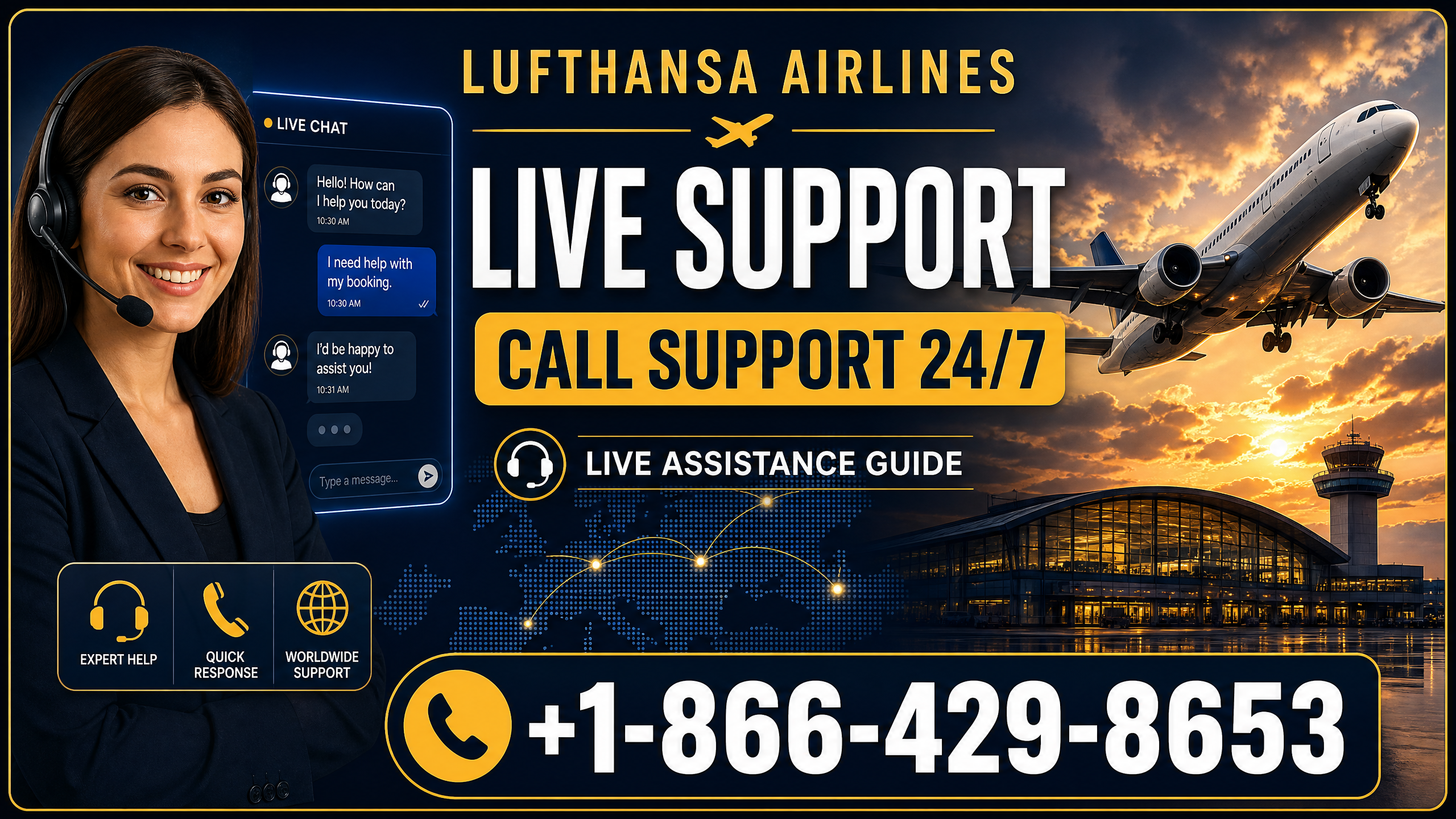 The Lufthansa Official Customer } Service 24-7 Guide | 24/7 Live Person Full Assistance Support 2026 - YouTube