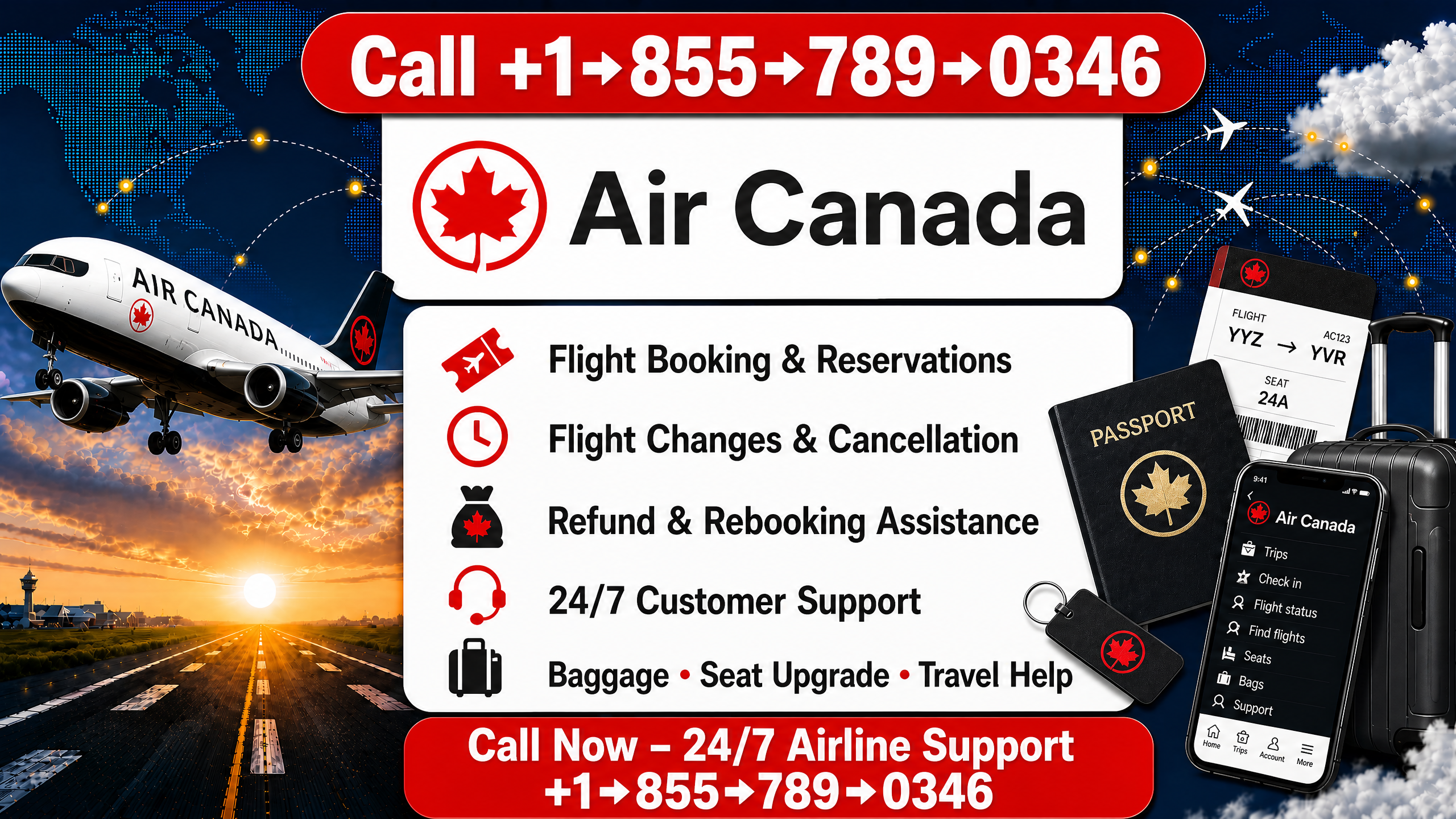 âAir Canada AirlinesÂ®Â® customer service PHONE NumberÂ® By Phone, Chat And Email A Step-by-step Guideâ