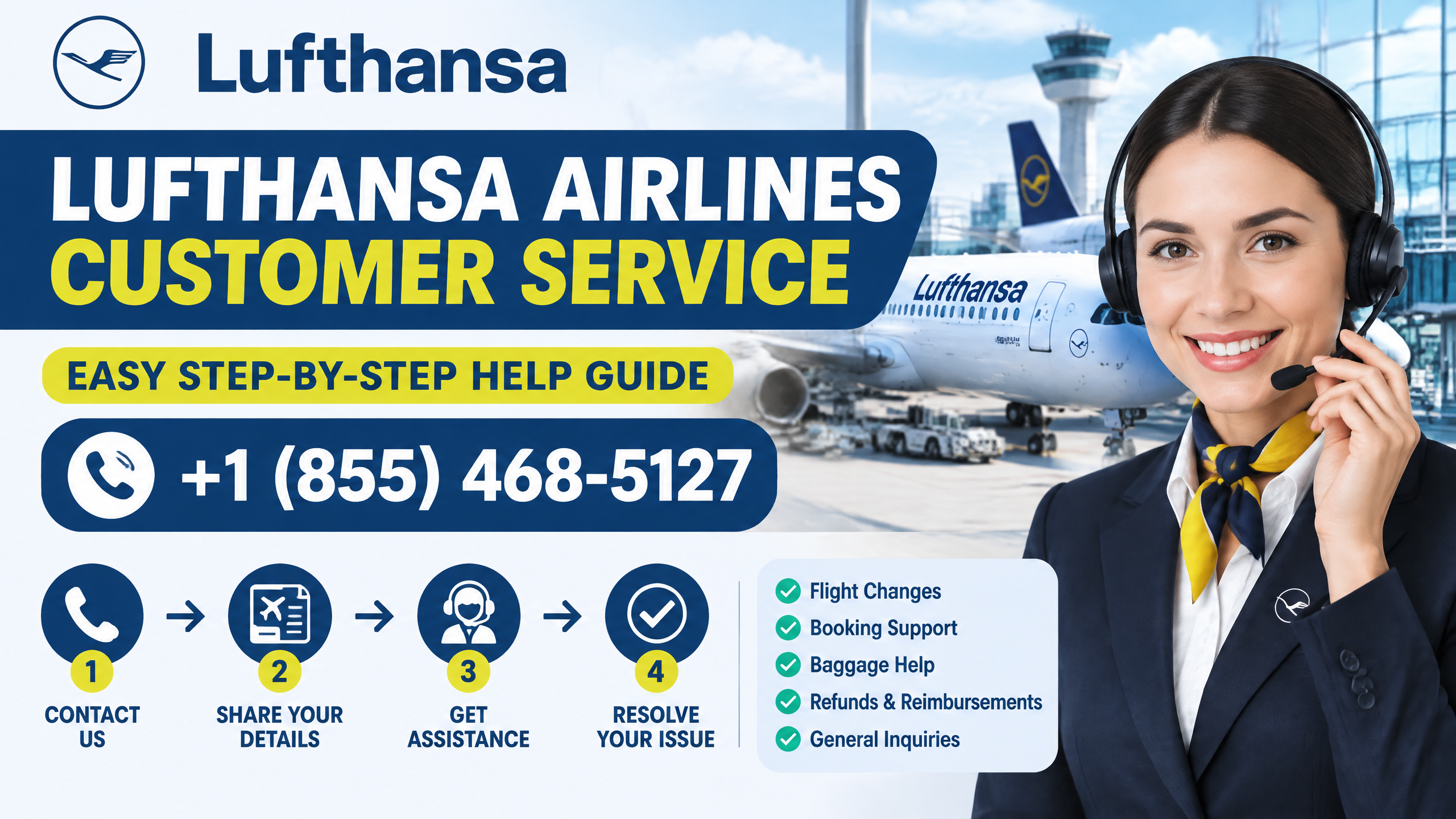 Lufthansa Airlines 247 Live Support  Complete Customer Service & Travel Assistance Guide