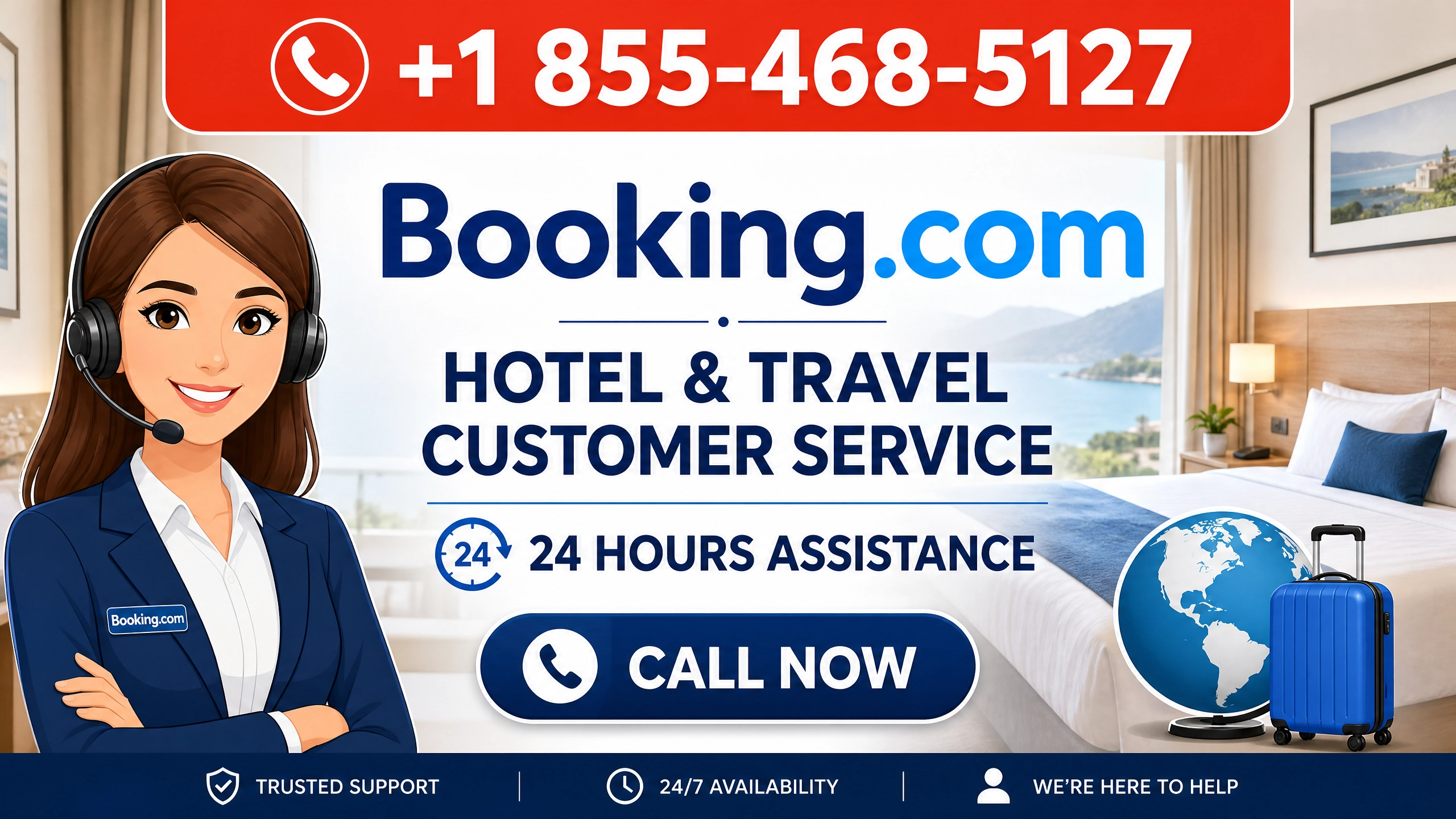 Booking.com 24/7 Customer Support