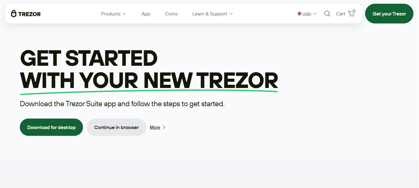 Trezor.io/start (Official) | Congrats on your new Trezor